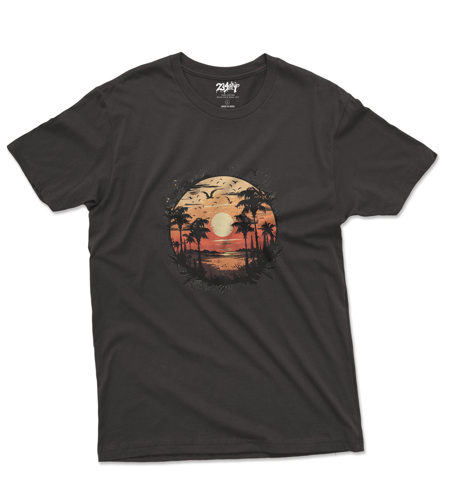 Tropical Sunset Paradise Tee