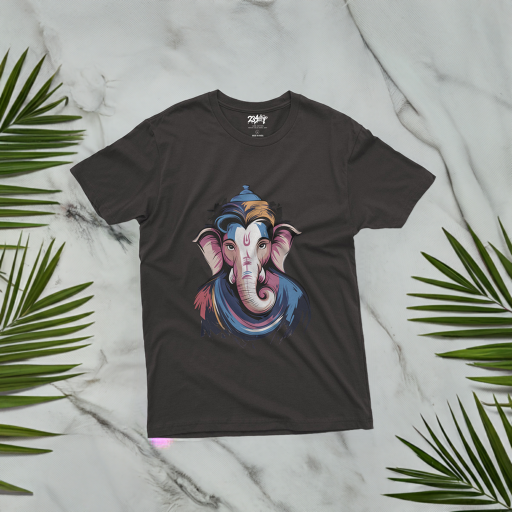 Abstract Ganesha Graphic Tee