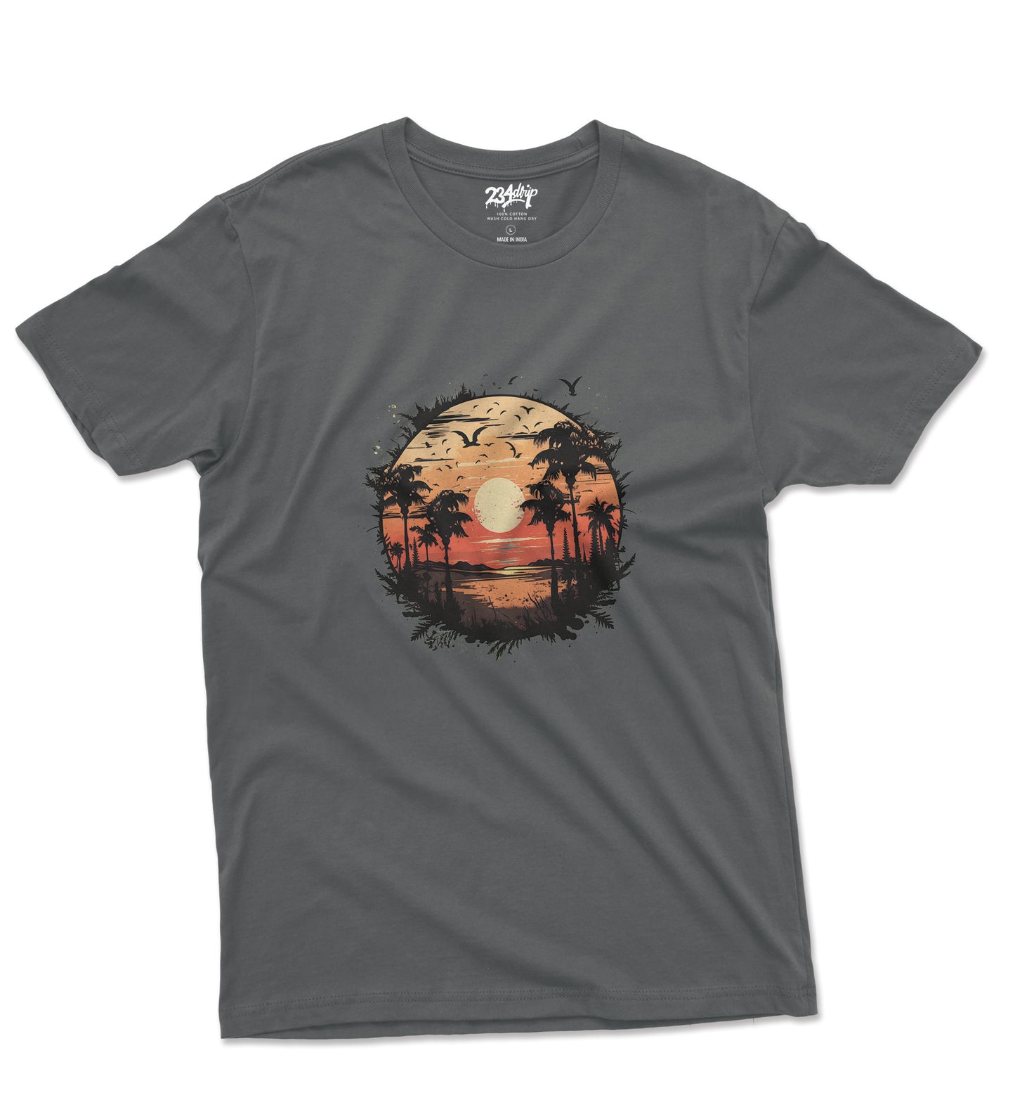 Tropical Sunset Paradise Tee