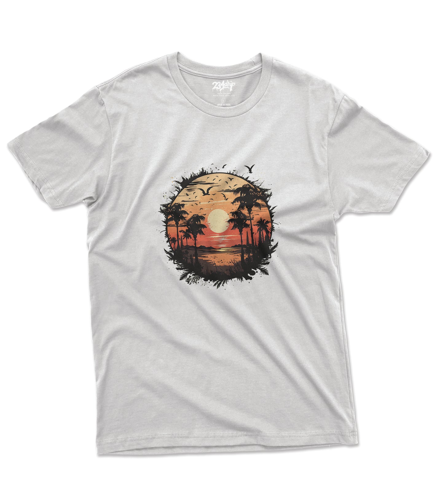 Tropical Sunset Paradise Tee