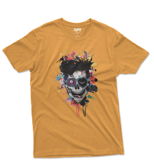 Cool Skull Graffiti T-Shirt