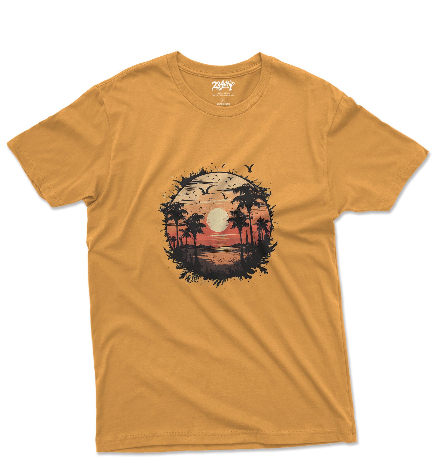 Tropical Sunset Paradise Tee